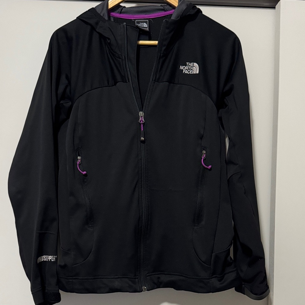The North Face Women's Black and Purple Jacket